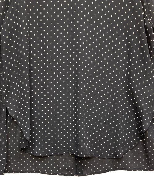 BEARDSLEY（ビアズリー）BEARDSLEY (ビアズリー) ドットブラウス ブラック サイズ:FREEの古着・服飾アイテム