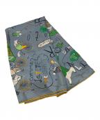 HERMESエルメス）の古着「LES CONFESSIONS 告白 カレ90」｜グレー