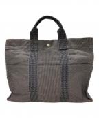 HERMESエルメス）の古着「エールラインMMトートバッグ」｜グレー