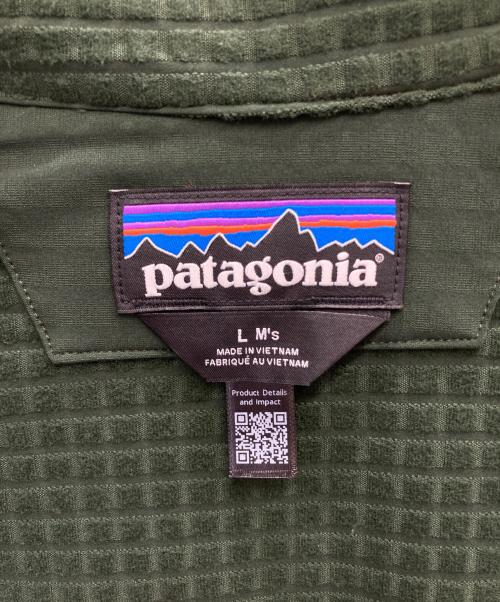 Patagonia（パタゴニア）Patagonia (パタゴニア) R1 テックフェイス・ジャケット グリーン サイズ:Lの古着・服飾アイテム
