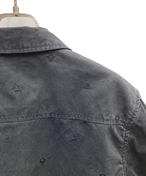 stussy（ステューシー）stussy (ステューシー) 00s 刺繍スイングトップ ブラック サイズ:Mの古着・服飾アイテム