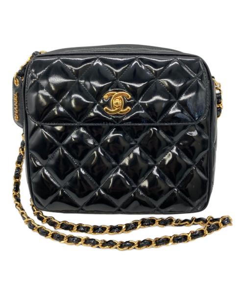 CHANEL（シャネル）CHANEL (シャネル) チェーンショルダーバッグ ブラックの古着・服飾アイテム