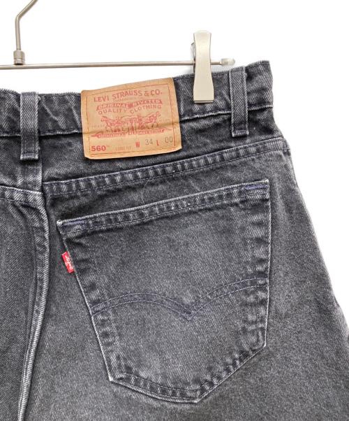 LEVI'S（リーバイス）LEVI'S (リーバイス) 560デニムハーフパンツ ブラック サイズ:Mの古着・服飾アイテム