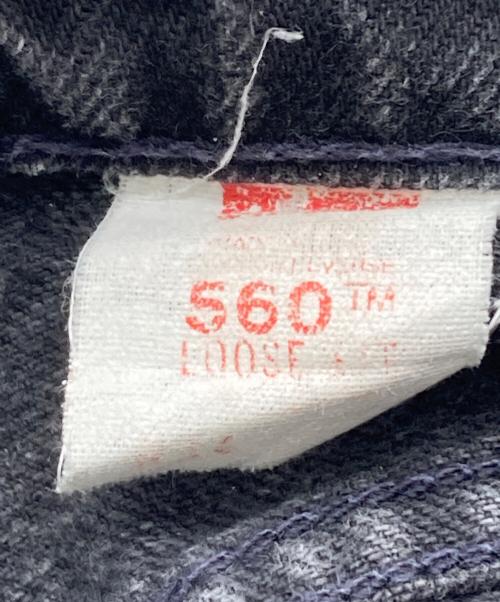 LEVI'S（リーバイス）LEVI'S (リーバイス) 560デニムハーフパンツ ブラック サイズ:Mの古着・服飾アイテム