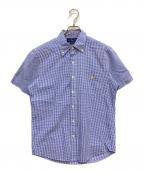 RALPH LAURENラルフローレン）の古着「シアサッカーシャツ」｜ブルー