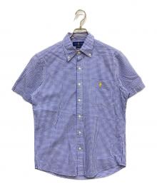 RALPH LAUREN（ラルフローレン）の古着「シアサッカーシャツ」｜ブルー