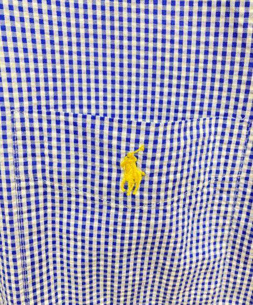 RALPH LAUREN（ラルフローレン）RALPH LAUREN (ラルフローレン) シアサッカーシャツ ブルー サイズ:Sの古着・服飾アイテム