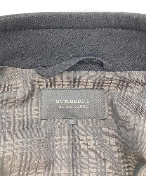 BURBERRY BLACK LABEL（バーバリーブラックレーベル）BURBERRY BLACK LABEL (バーバリーブラックレーベル) ナポレオンコート ブラック サイズ:38の古着・服飾アイテム