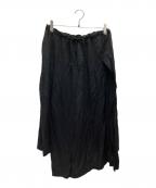 B Yohji Yamamotoビーヨウジヤマモト）の古着「ラップデザインパンツ」｜ブラック