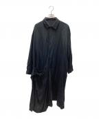 Y'sワイズ）の古着「アシンメトリーワンピース」｜ブラック