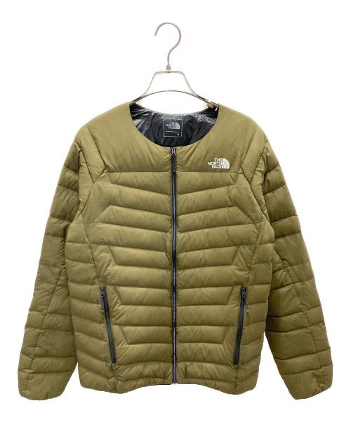 THE NORTH FACE（ザ ノース フェイス）THE NORTH FACE (ザ ノース フェイス) Thunder Roundneck Jacket カーキ サイズ:Mの古着・服飾アイテム
