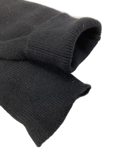 BALLANTYNE（バランタイン）BALLANTYNE (バランタイン) 丸首カシミヤカーディガン ブラック サイズ:107CM/42Wの古着・服飾アイテム