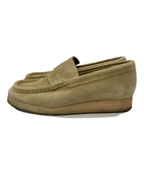 CLARKS（クラークス）CLARKS (クラークス) WALLABEE LOAFER カーキ サイズ:UK4/EU37/US6.5/CN23の古着・服飾アイテム