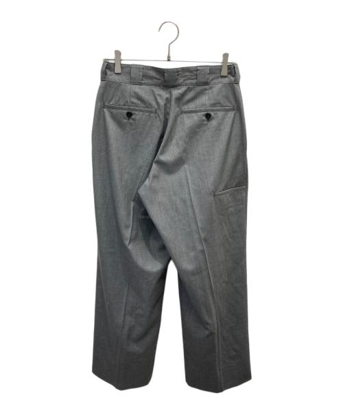 PRADA（プラダ）PRADA (プラダ) VIRGIN WOOL SLACKS グレー サイズ:46の古着・服飾アイテム