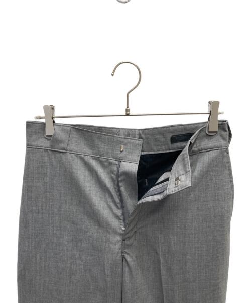 PRADA（プラダ）PRADA (プラダ) VIRGIN WOOL SLACKS グレー サイズ:46の古着・服飾アイテム