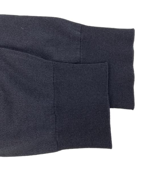 PRADA（プラダ）PRADA (プラダ) シルク混ニットポロシャツ ブラック サイズ:50の古着・服飾アイテム