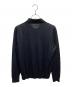 PRADA (プラダ) シルク混ニットポロシャツ ブラック サイズ:50：18000円