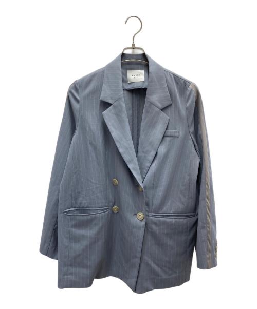 Ameri（アメリ）AMERI (アメリ) OVER JACKET WITH SUSPENDER SKIRT パープル サイズ:Sの古着・服飾アイテム