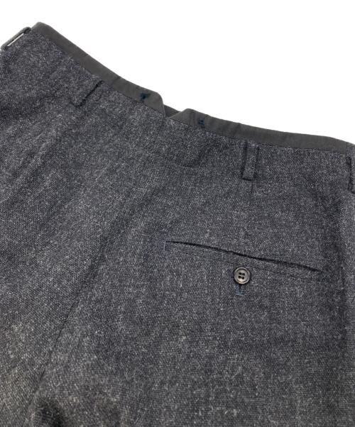 COMME des GARCONS HOMME（コムデギャルソン オム）COMME des GARCONS HOMME (コムデギャルソン オム) 2タックウールトラウザーパンツ ブラック サイズ:Mの古着・服飾アイテム