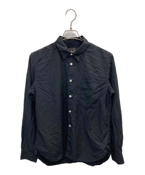 COMME des GARCONS HOMME PLUS（コムデギャルソンオムプリュス）COMME des GARCONS HOMME PLUS (コムデギャルソンオムプリュス) ポリ縮絨シャツ ブラック サイズ:Sの古着・服飾アイテム