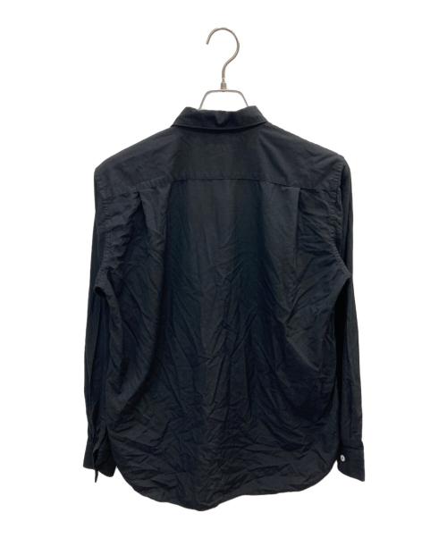 COMME des GARCONS HOMME PLUS（コムデギャルソンオムプリュス）COMME des GARCONS HOMME PLUS (コムデギャルソンオムプリュス) ポリ縮絨シャツ ブラック サイズ:Sの古着・服飾アイテム