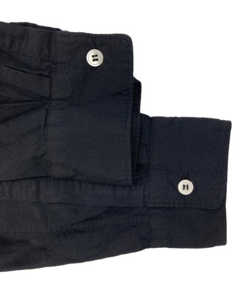COMME des GARCONS HOMME PLUS（コムデギャルソンオムプリュス）COMME des GARCONS HOMME PLUS (コムデギャルソンオムプリュス) ポリ縮絨シャツ ブラック サイズ:Sの古着・服飾アイテム