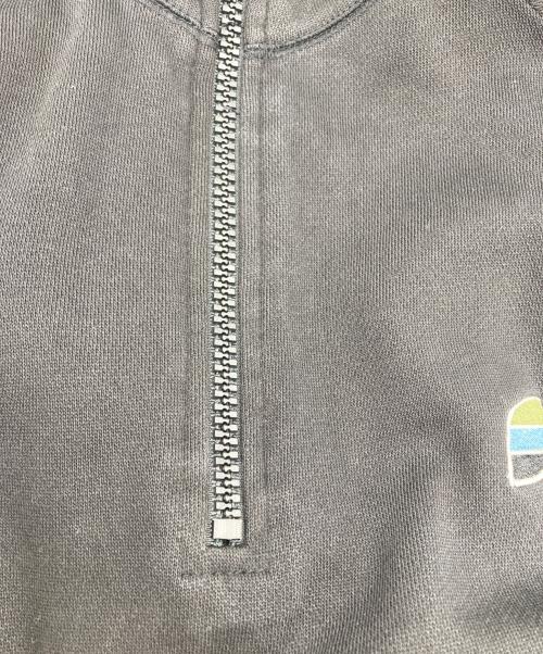 stussy（ステューシー）stussy (ステューシー) 90s ハーフジップスウェット ブラック サイズ:Mの古着・服飾アイテム