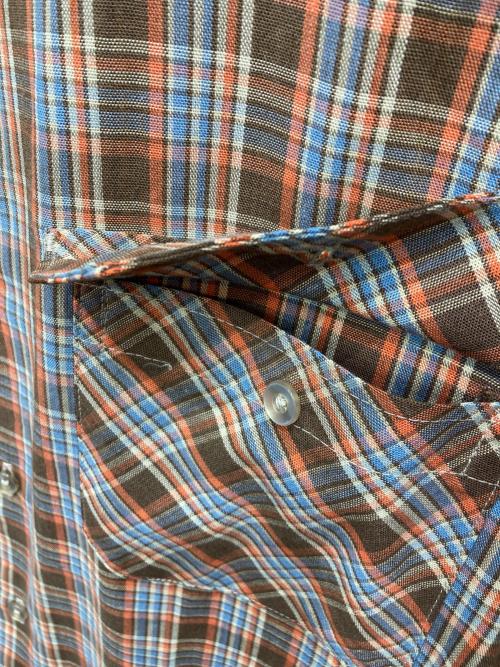 big mac（ビッグマック）BIG MAC (ビッグマック) チェックシャツ ブラウン サイズ:Mの古着・服飾アイテム