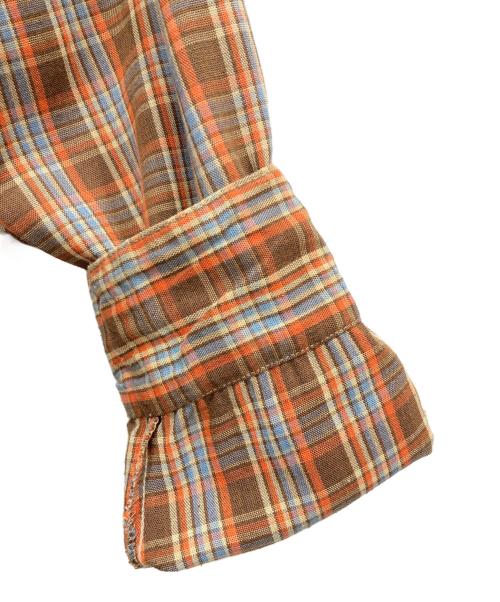 big mac（ビッグマック）BIG MAC (ビッグマック) チェックシャツ ブラウン サイズ:Mの古着・服飾アイテム