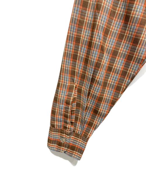 big mac（ビッグマック）BIG MAC (ビッグマック) チェックシャツ ブラウン サイズ:Mの古着・服飾アイテム