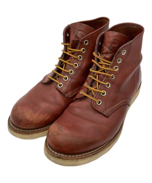 RED WING（レッドウィング）RED WING (レッドウィング) 9105 PLAIN TOE ブラウン サイズ:24.5の古着・服飾アイテム