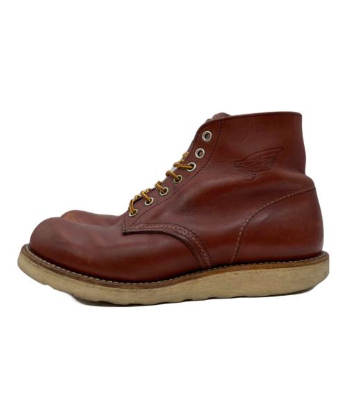 RED WING（レッドウィング）RED WING (レッドウィング) 9105 PLAIN TOE ブラウン サイズ:24.5の古着・服飾アイテム