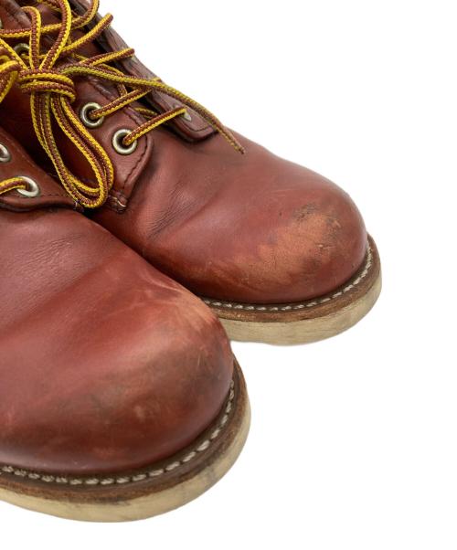 RED WING（レッドウィング）RED WING (レッドウィング) 9105 PLAIN TOE ブラウン サイズ:24.5の古着・服飾アイテム