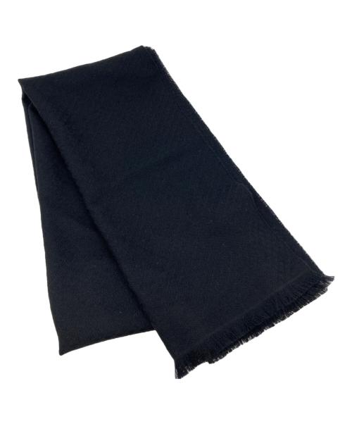 GUCCI（グッチ）GUCCI (グッチ) GGウールストール ブラックの古着・服飾アイテム