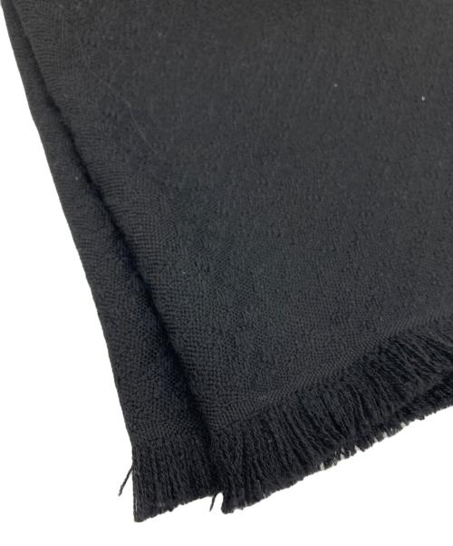 GUCCI（グッチ）GUCCI (グッチ) GGウールストール ブラックの古着・服飾アイテム