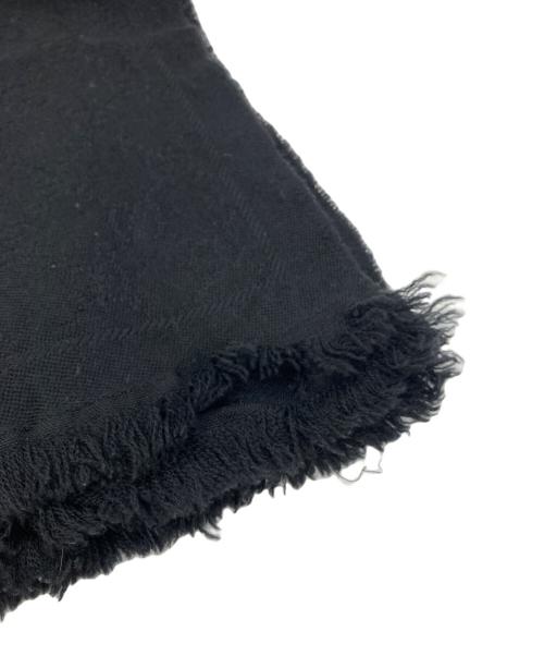 GUCCI（グッチ）GUCCI (グッチ) GGウールストール ブラックの古着・服飾アイテム