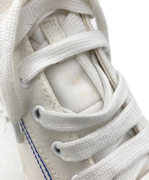 MIU MIU（ミュウミュウ）MIU MIU (ミュウミュウ) キャンバスハイカットプラットフォームスニーカー ホワイト サイズ:37の古着・服飾アイテム