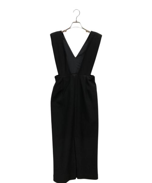 forme（フォルメ）forme (フォルメ) Shoulderpads Dress/ショルダーパッドドレス ブラック サイズ:XSの古着・服飾アイテム