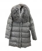 DAMA collectionダーマコレクション）の古着「カシミヤダウンコート」｜グレー