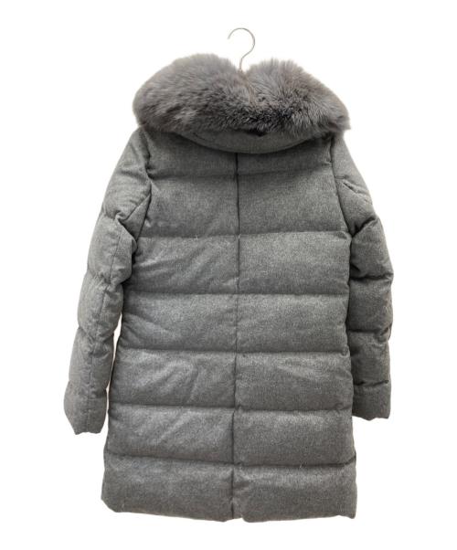 DAMA collection（ダーマコレクション）DAMA collection (ダーマコレクション) カシミヤダウンコート グレー サイズ:11ARの古着・服飾アイテム