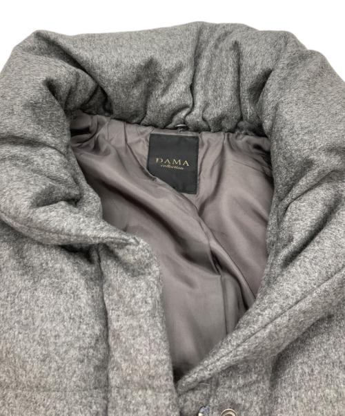 DAMA collection（ダーマコレクション）DAMA collection (ダーマコレクション) カシミヤダウンコート グレー サイズ:11ARの古着・服飾アイテム