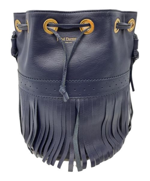 J&M DAVIDSON（ジェイ＆エム デヴィッドソン）J&M DAVIDSON (ジェイ＆エム デヴィッドソン) カーニバルフリンジショルダーバッグ ネイビー サイズ:表記なしの古着・服飾アイテム