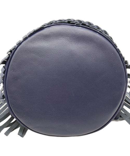 J&M DAVIDSON（ジェイ＆エム デヴィッドソン）J&M DAVIDSON (ジェイ＆エム デヴィッドソン) カーニバルフリンジショルダーバッグ ネイビー サイズ:表記なしの古着・服飾アイテム