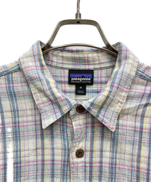 Patagonia（パタゴニア）Patagonia (パタゴニア) ロングスリーブ・ライトウェイト・フィヨルド・フランネル・シャツ ブルー サイズ:Mの古着・服飾アイテム