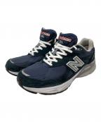 NEW BALANCEニューバランス）の古着「990 V3」｜ネイビー