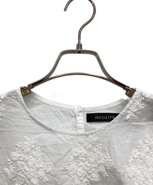 mizuiro-ind（ミズイロインド）mizuiro-ind (ミズイロインド) チュニックブラウス ホワイト サイズ:表記なしの古着・服飾アイテム