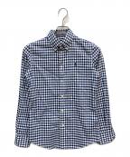 RALPH LAURENラルフローレン）の古着「ギンガムチェックシャツ」｜ブルー