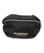 BURBERRYバーバリー）の古着「ナイロンウエストバッグ」｜ブラック