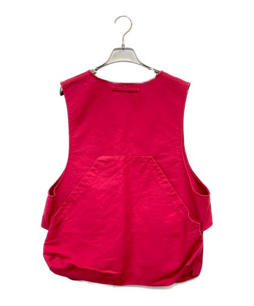 Engineered Garments（エンジニアド ガーメンツ）Engineered Garments (エンジニアド ガーメンツ) Fowl Vest/ハンティングベスト レッド サイズ:Mの古着・服飾アイテム
