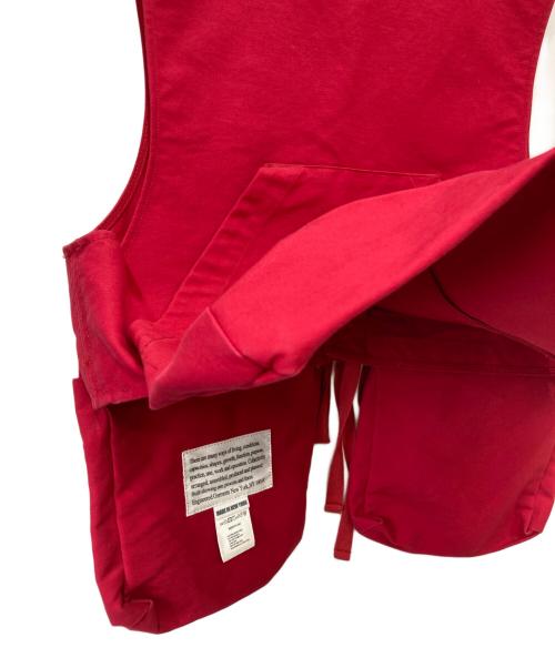 Engineered Garments（エンジニアド ガーメンツ）Engineered Garments (エンジニアド ガーメンツ) Fowl Vest/ハンティングベスト レッド サイズ:Mの古着・服飾アイテム